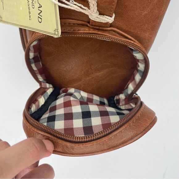 Portland Irish Tartan Plaid Mens Golf Washbag NWT - Picture 9 of 16